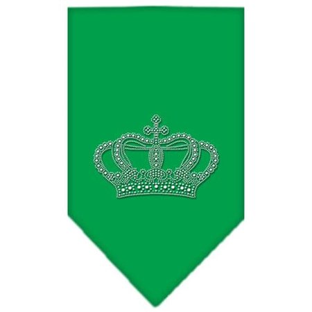 UNCONDITIONAL LOVE Crown Rhinestone Bandana Emerald Green Large UN801073